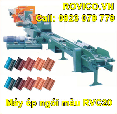 Máy ép ngói màu RVC20