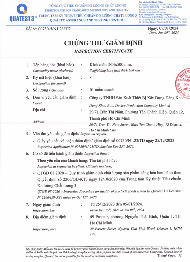 kiem dinh kich chan gian giao